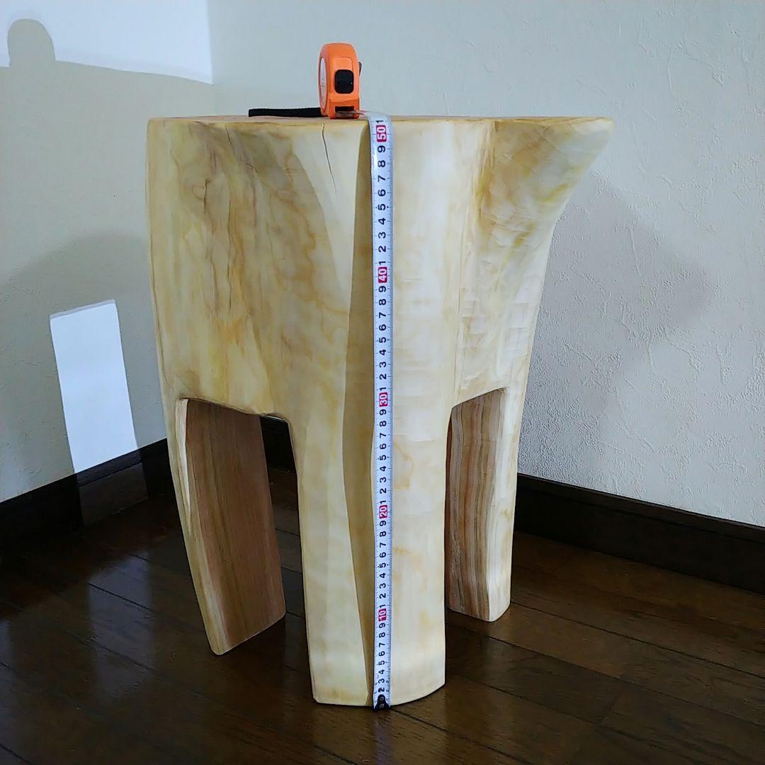 丸太スツール　丸太サイドテーブル　ヒノキ根元