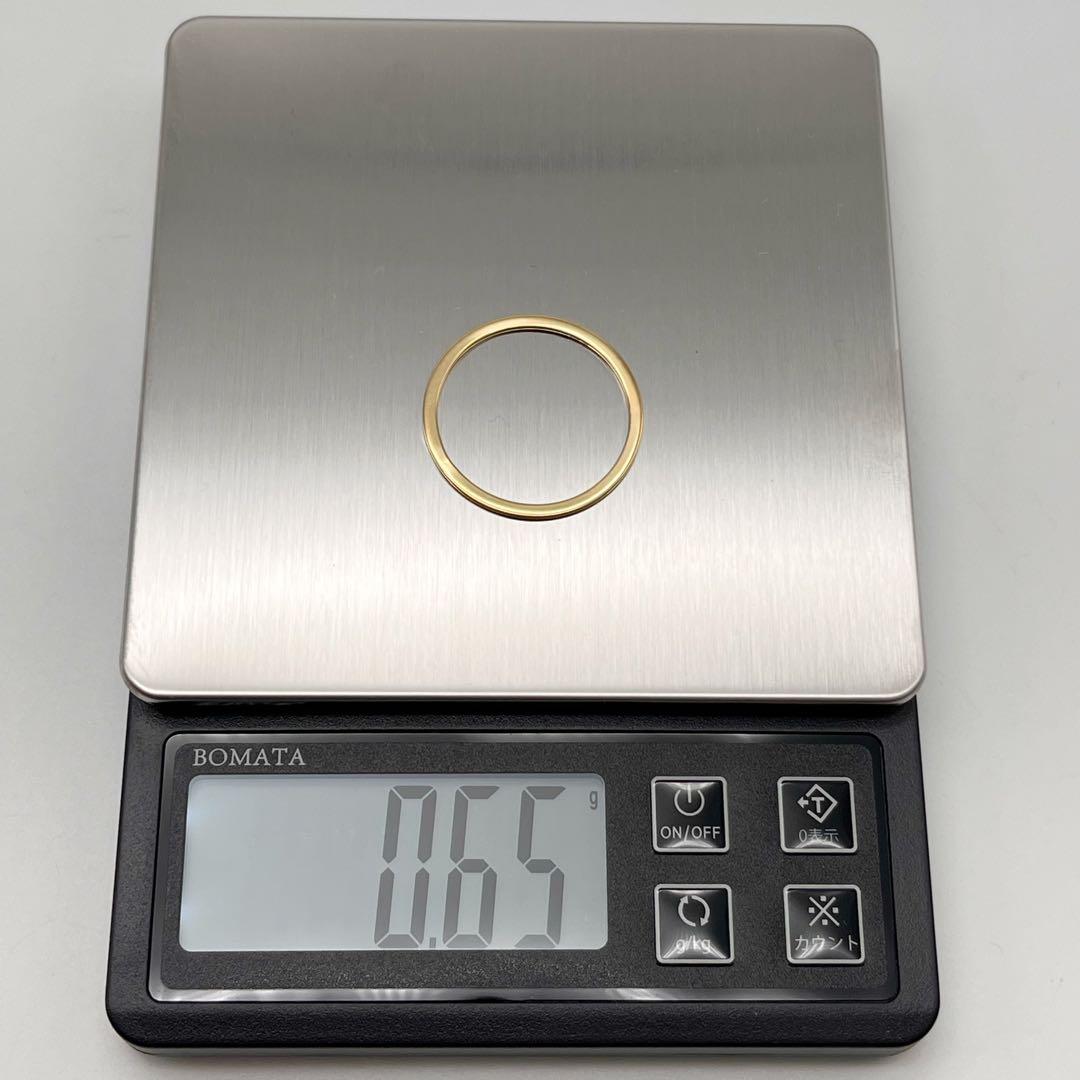 GSTV ゴールド　金　フープ　チャーム　刻印　750 ITALY 804AR