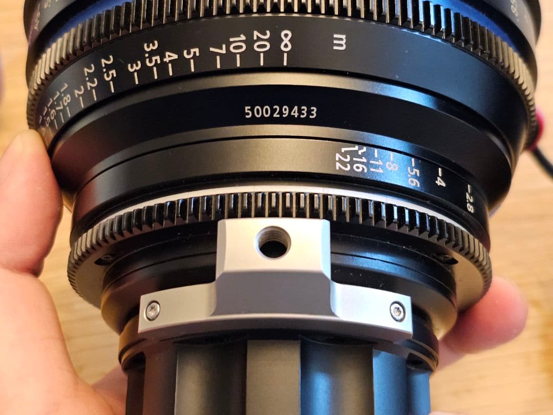 Carl Zeiss CP.2 cp2 50mm T1.5 動画シネマレンズ