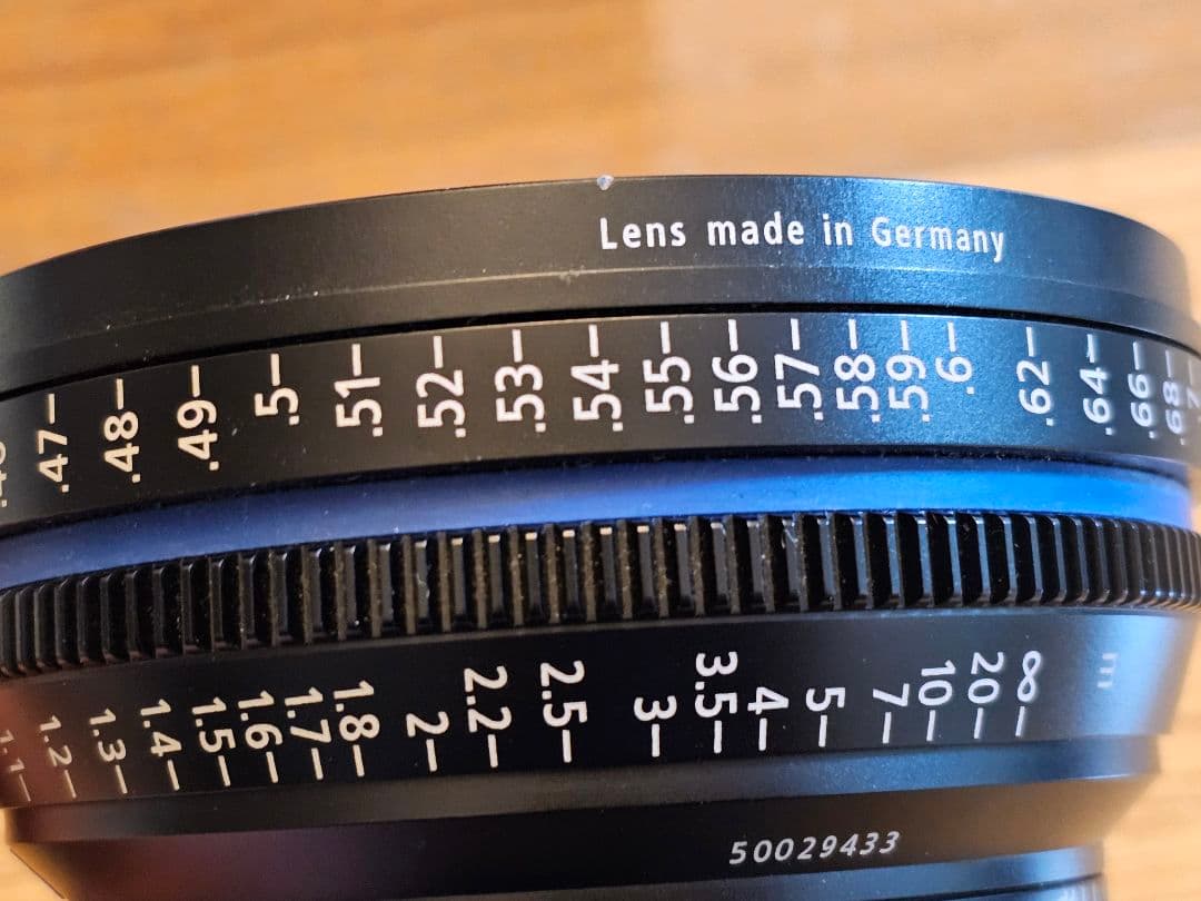 Carl Zeiss CP.2 cp2 50mm T1.5 動画シネマレンズ