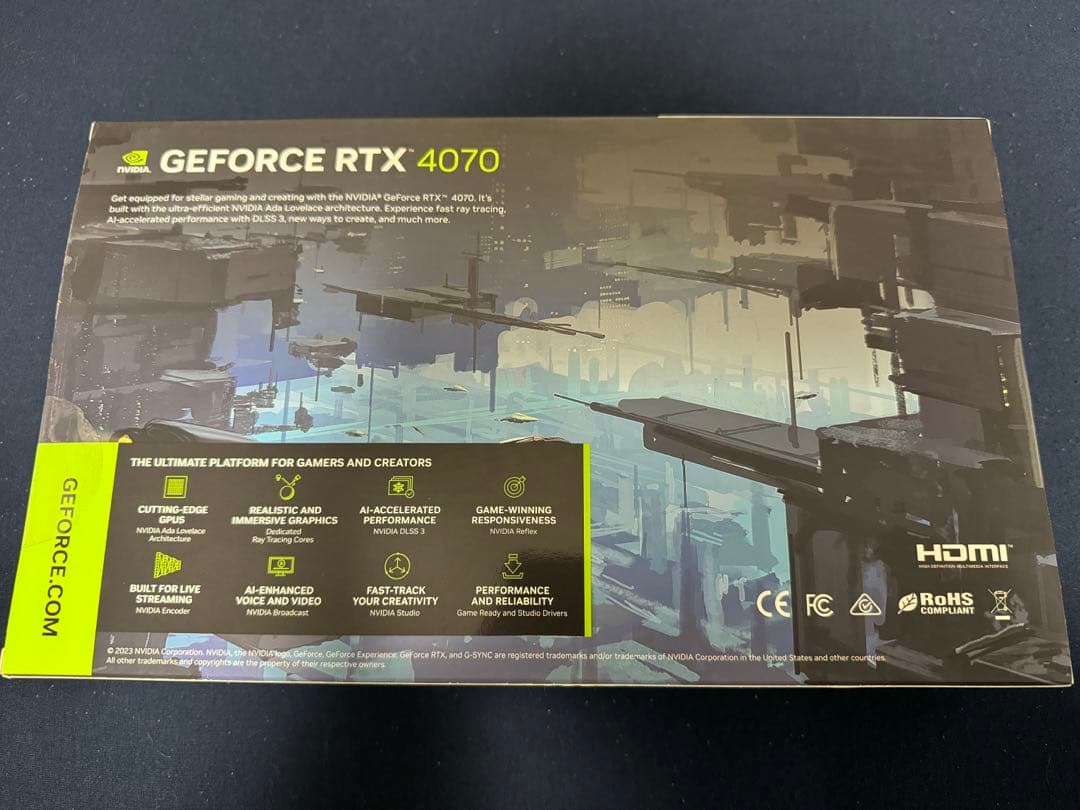Geforce RTX 4070 12GB 玄人志向　グラフィックボード