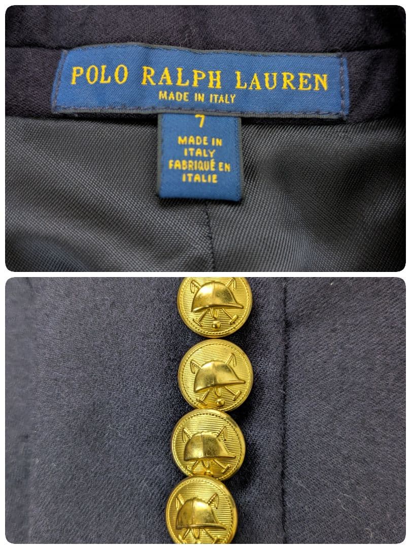Polo Ralph Lauren 紺ブレ　×　コムサセットup　 130cm