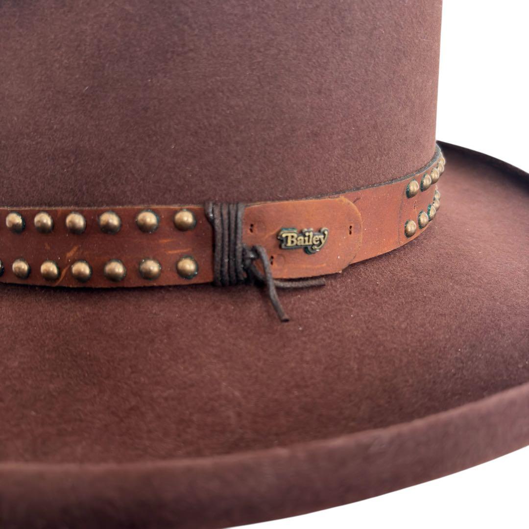 Bailey ウエスタンハット テンガロンハット ビーバー フェルト ブラウン