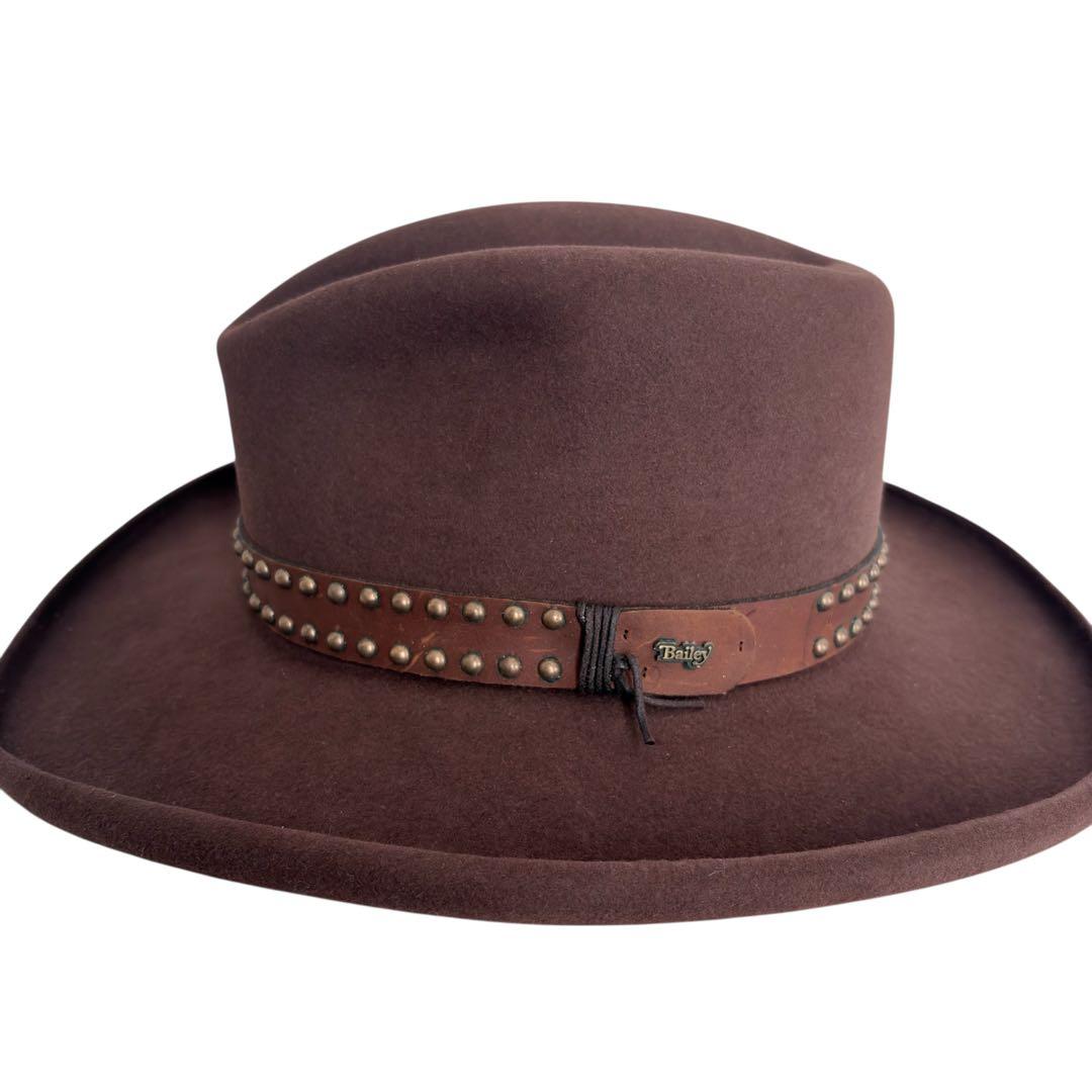 Bailey ウエスタンハット テンガロンハット ビーバー フェルト ブラウン