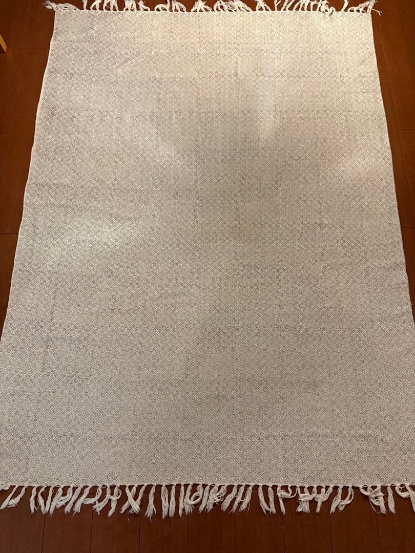 ZARA  ラグ　ベージュ/グレ (200 x 160)
