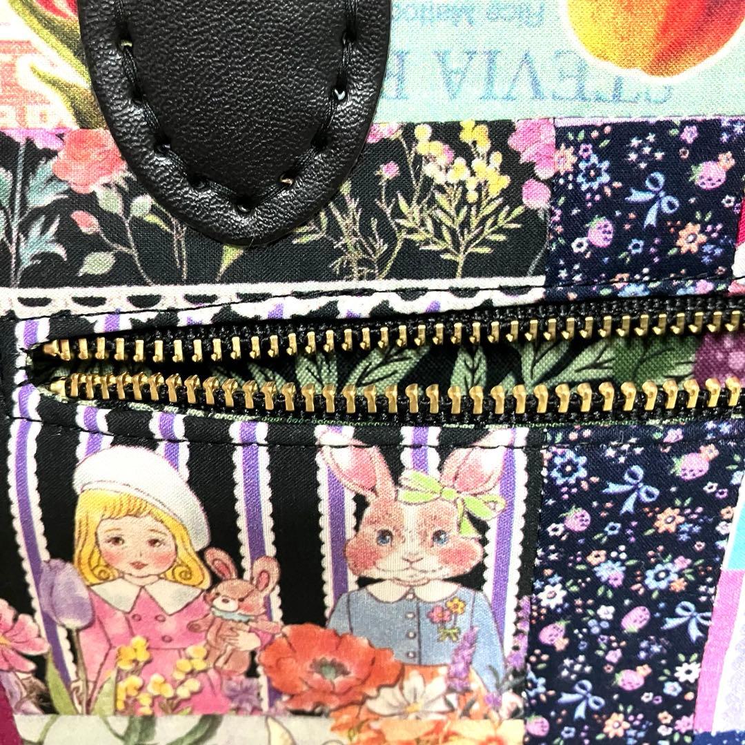 junjun 　マイリトルテイラー　パッチワーク　ボストンバッグ