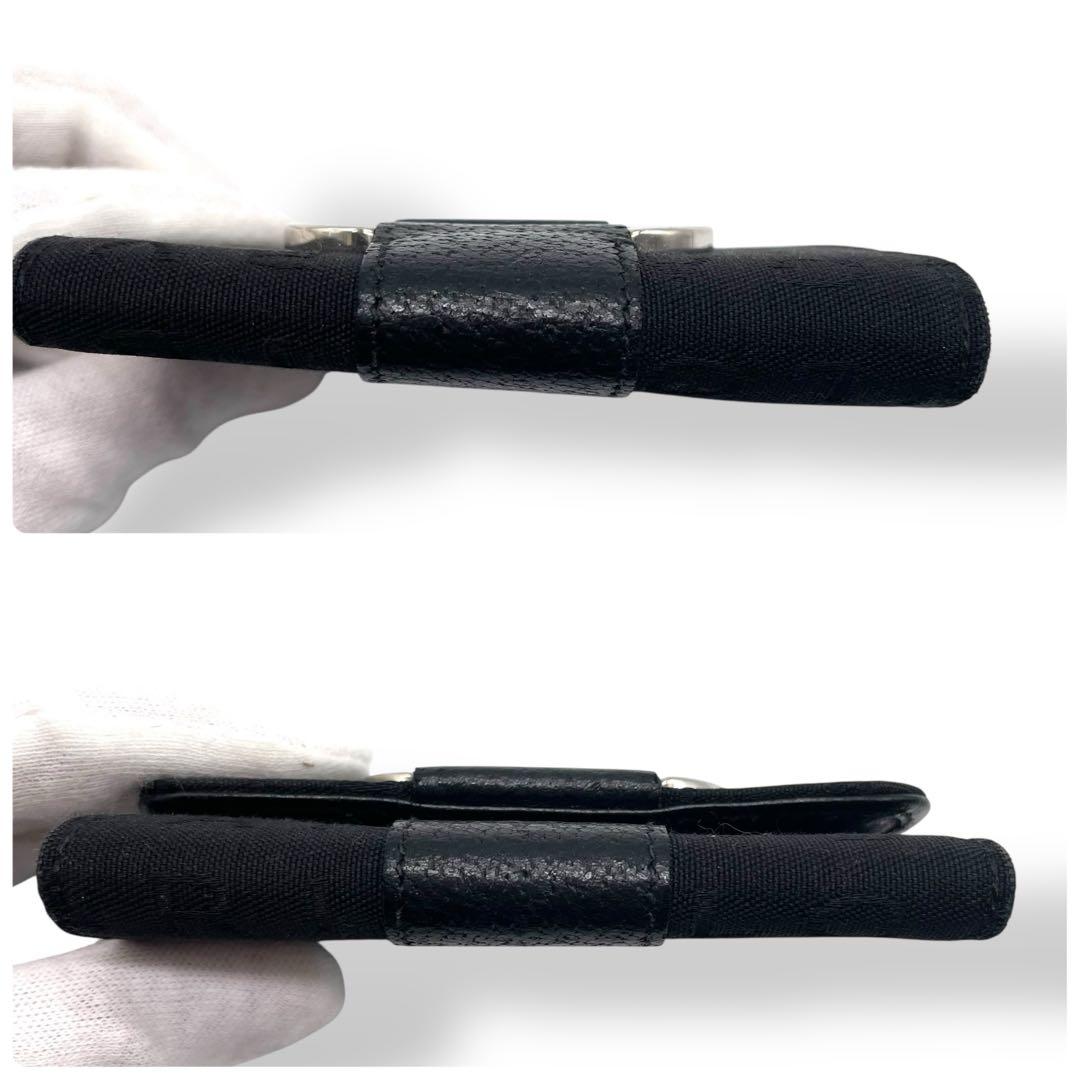 BVLGARI ブルガリ☆ロゴマニア ロゴ刻印 6連 キーケース ブラック