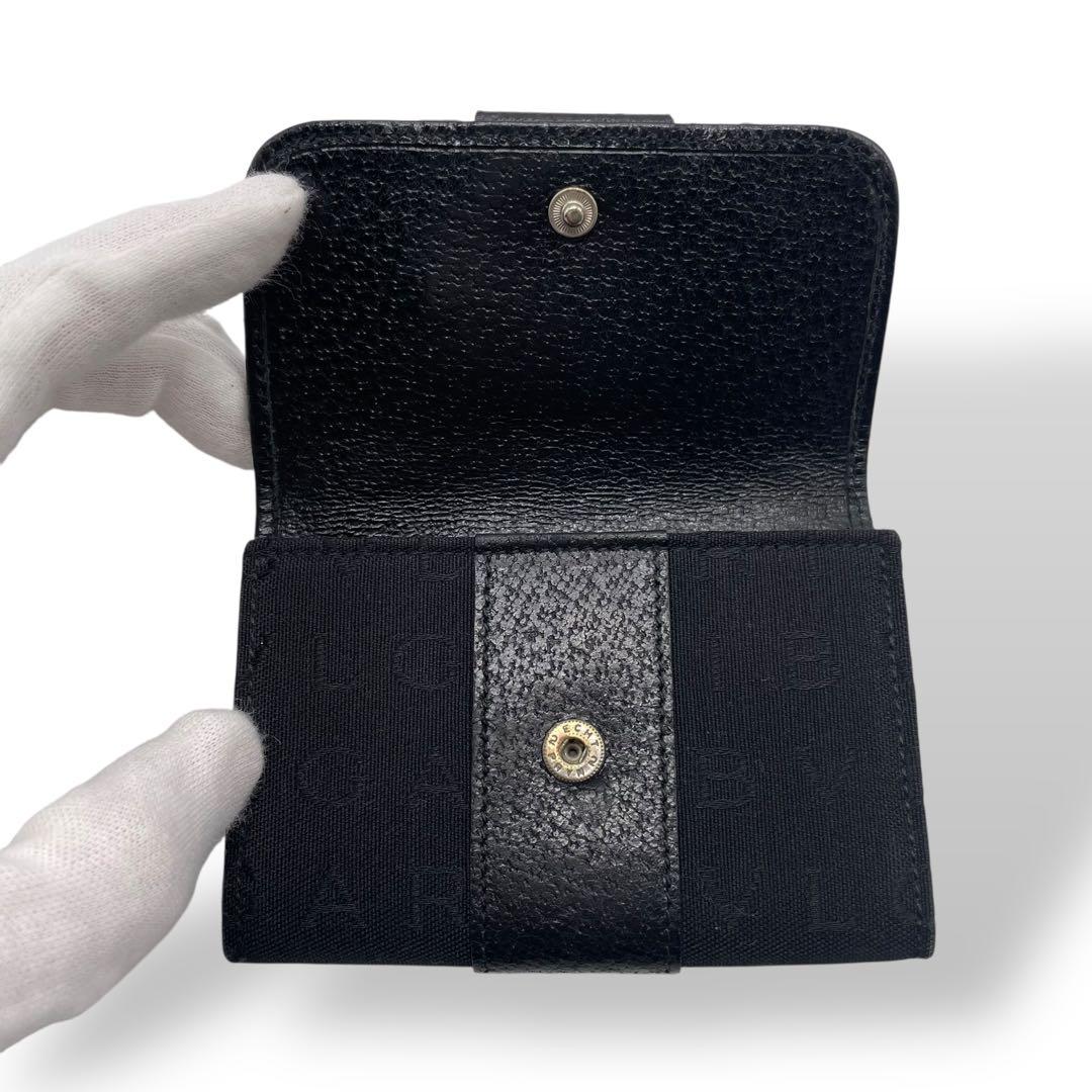 BVLGARI ブルガリ☆ロゴマニア ロゴ刻印 6連 キーケース ブラック