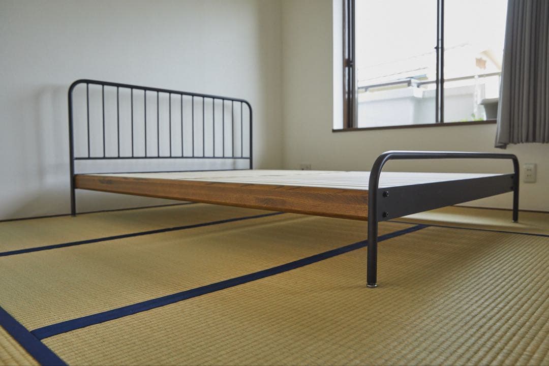 ブラック　ジャーナルスタンダードファニチャー サンクベッド　ダブル