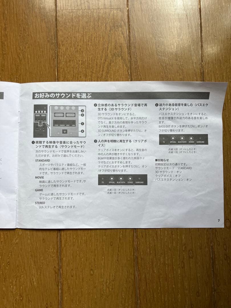 サウンドバー SR-B20A