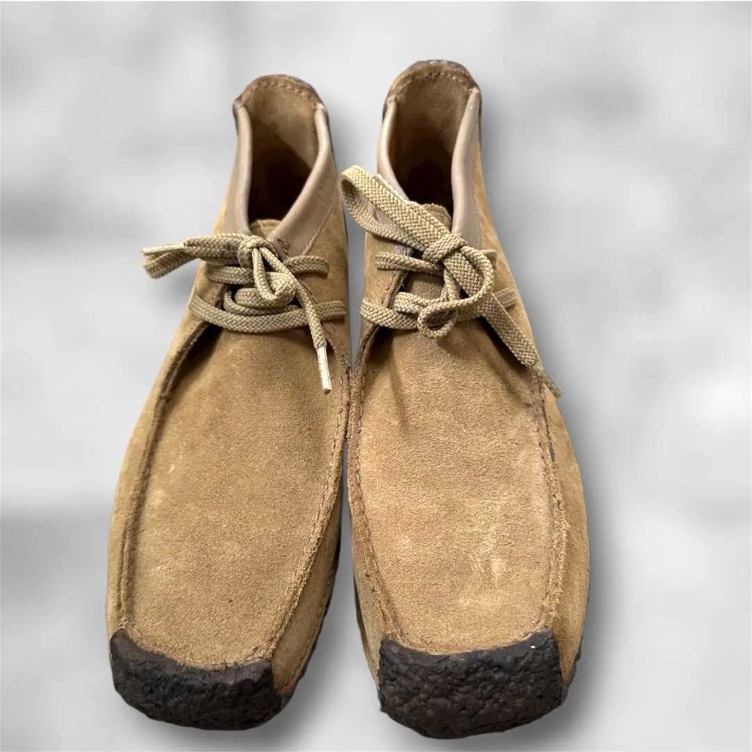 ね*こ様 極美品Clarks クラークス　ワラビー　デッキシューズ　スウェードK