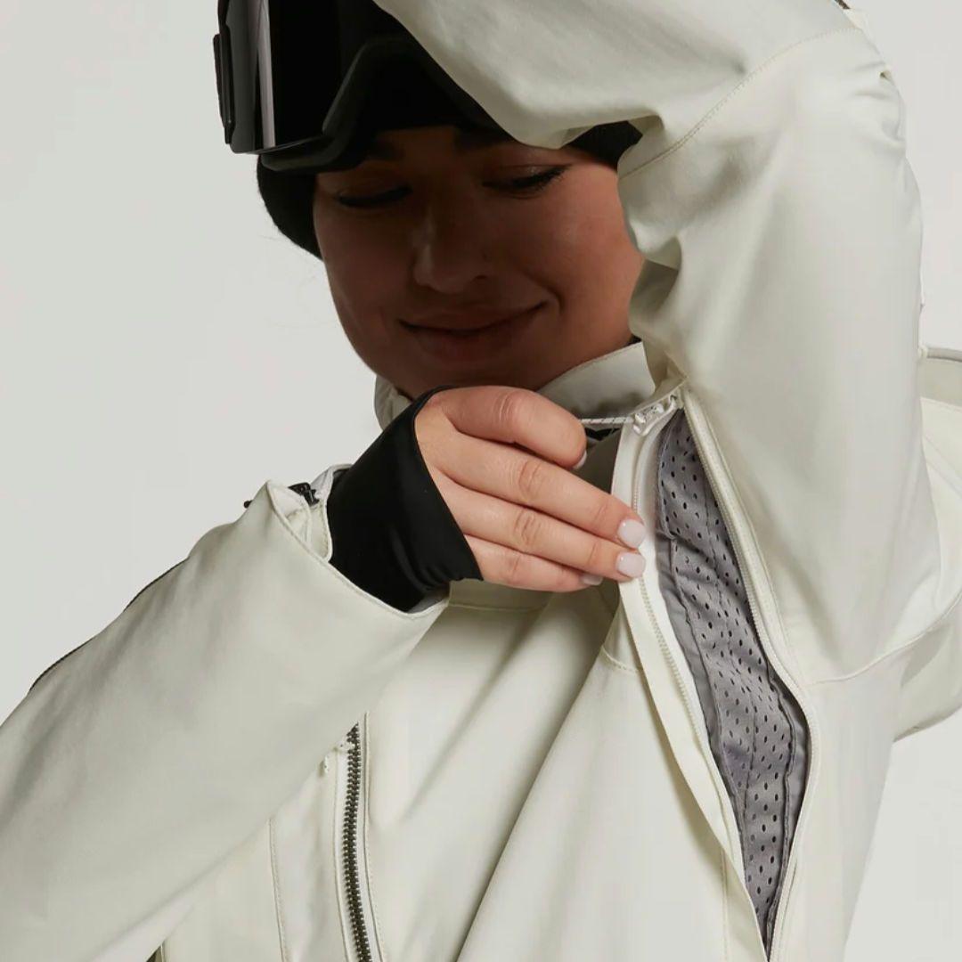 VOLCOM 迷彩柄フード付きスノーボード ジャケット 4in1 Sサイズ