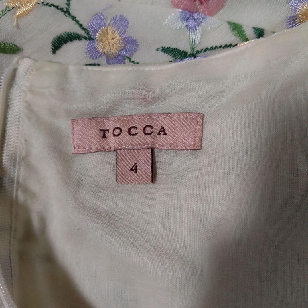 トッカ　ワンピース　4　花柄　刺繍　総刺繍