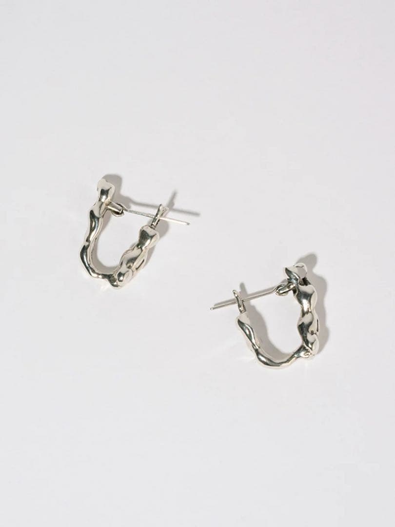 ours farisjewelry　Lava Link Hoops ピアス