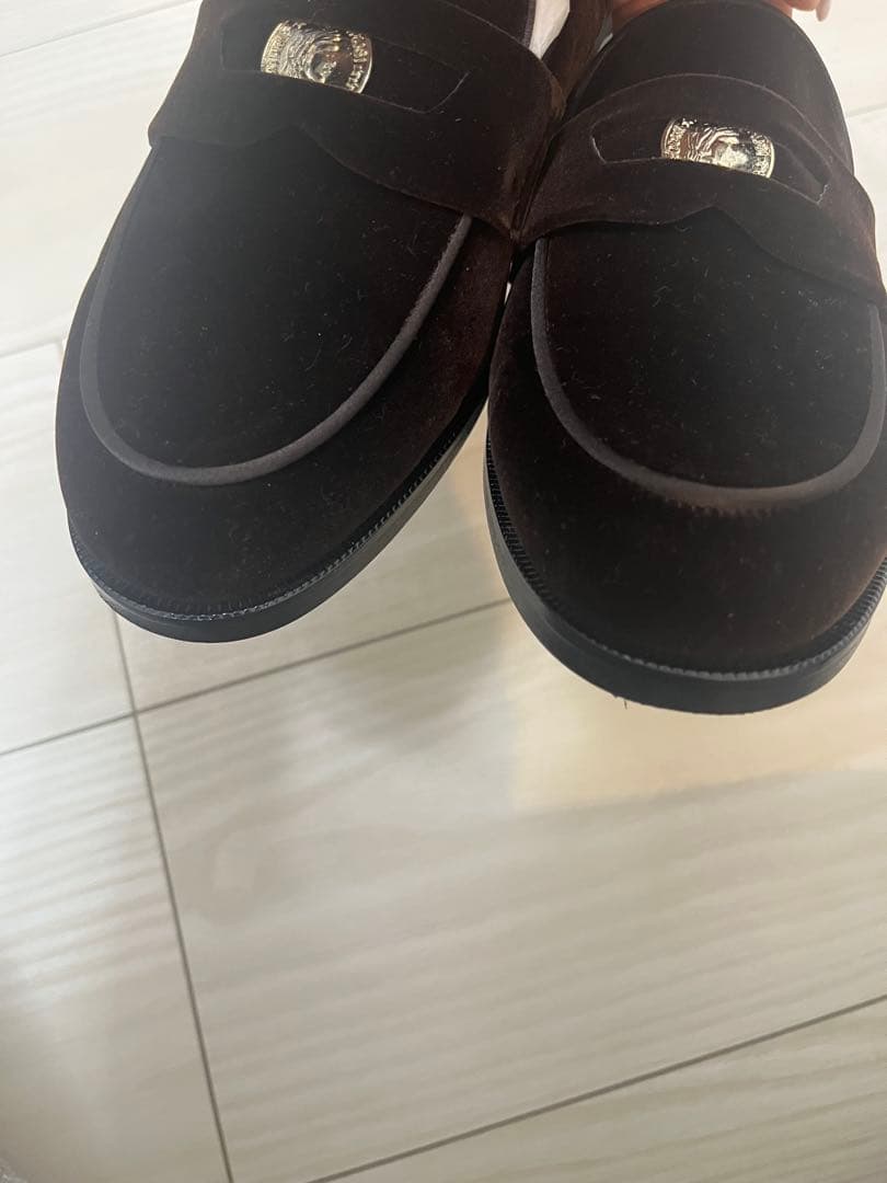 OHGA ベルベット ローファー