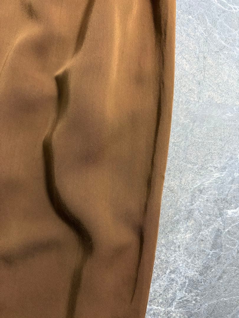 パンツ 80s Vintage rayon gabardine wide slacks