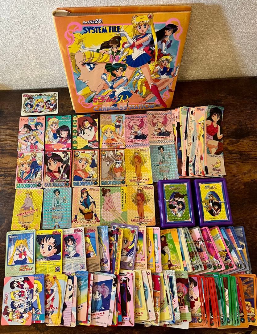 セーラームーン キラカード＆シール システムファイル付き