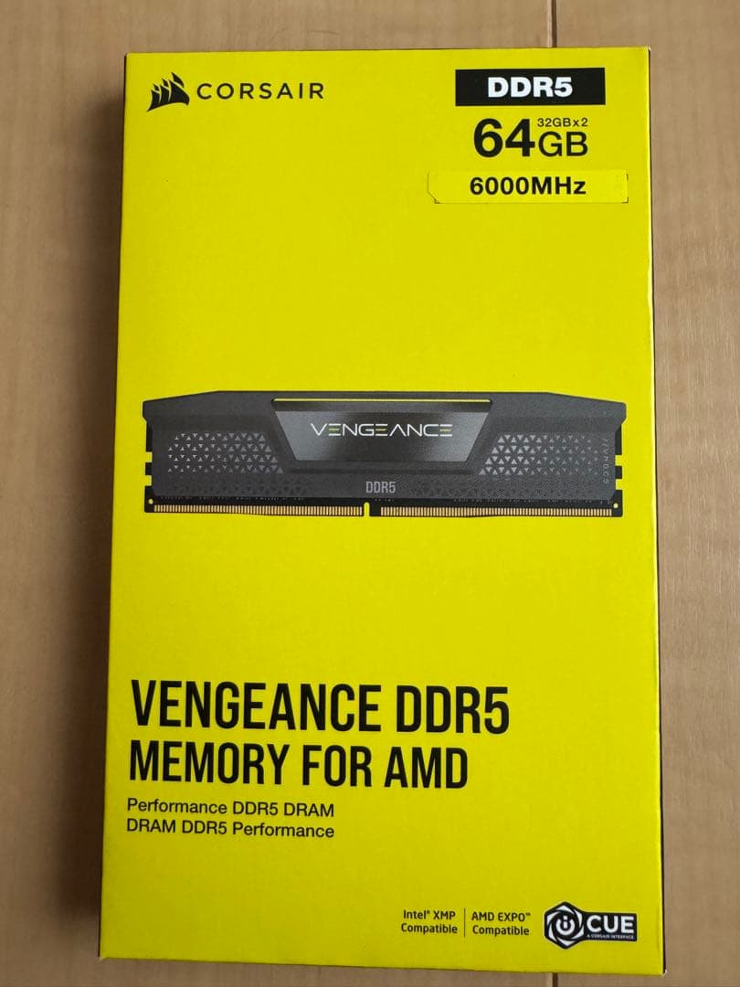 コルセア corsair DDR5-6000MHz 32GB×2枚(64GB)