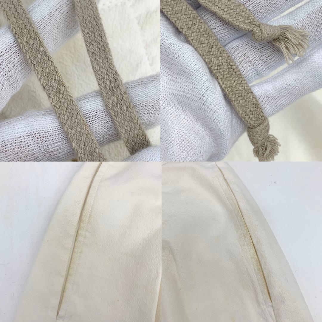 リックオーウェンス RU3384 サルエルパンツ アイボリー 21110220