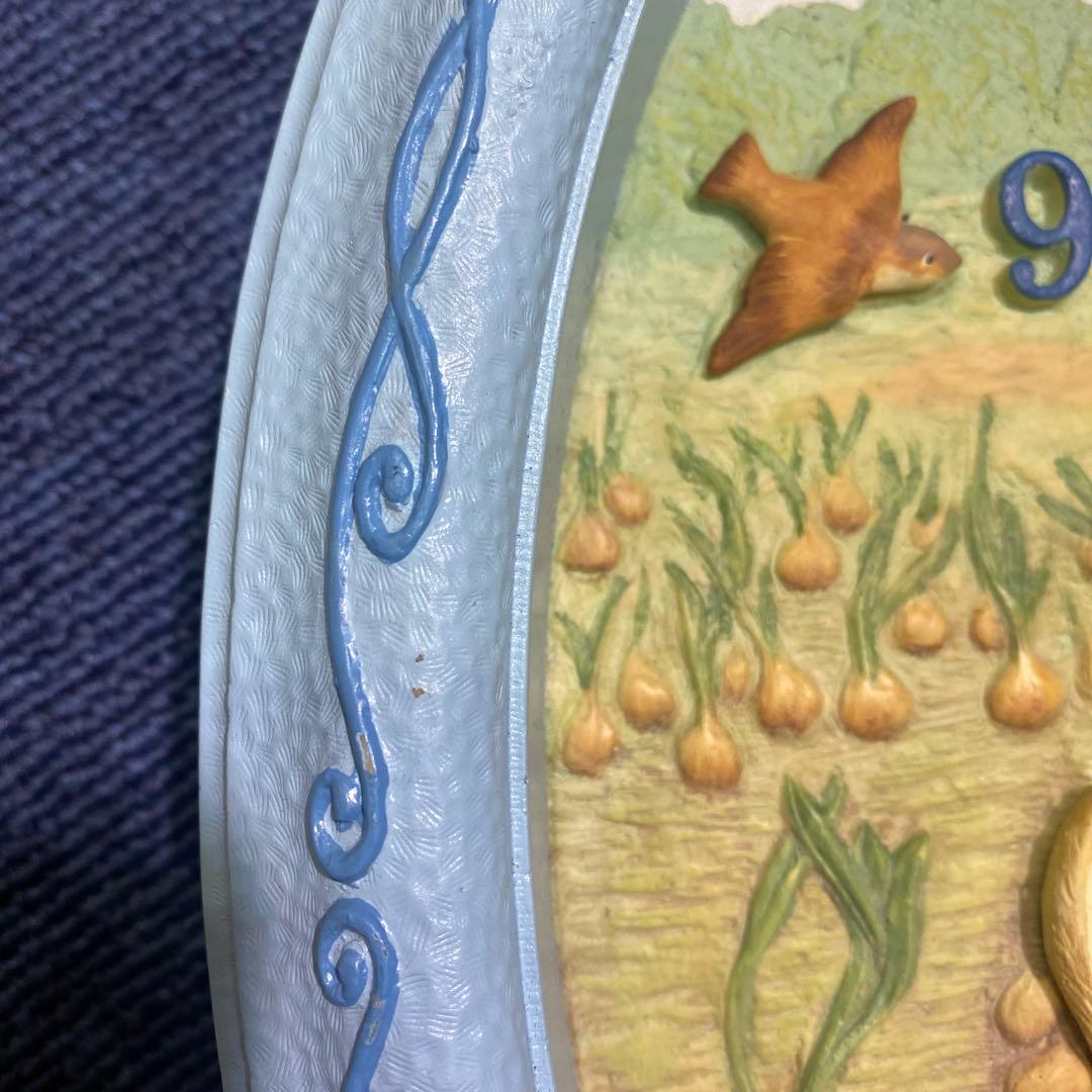 ピーターラビットの掛け時計