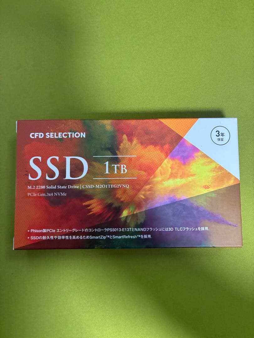 CFD 1TB M.2 2280 SSD CSFD-M2T0G2VNQ 未使用品