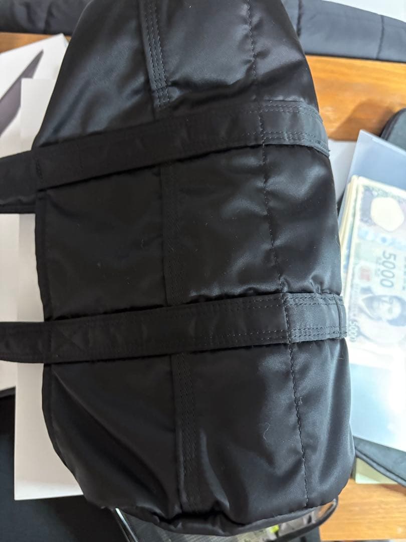 PORTER ブラック ドラムバッグとミニショルダーの2点セット