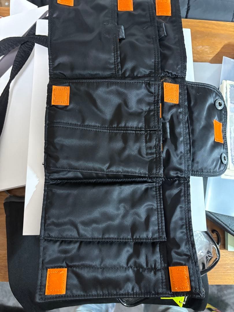 PORTER ブラック ドラムバッグとミニショルダーの2点セット