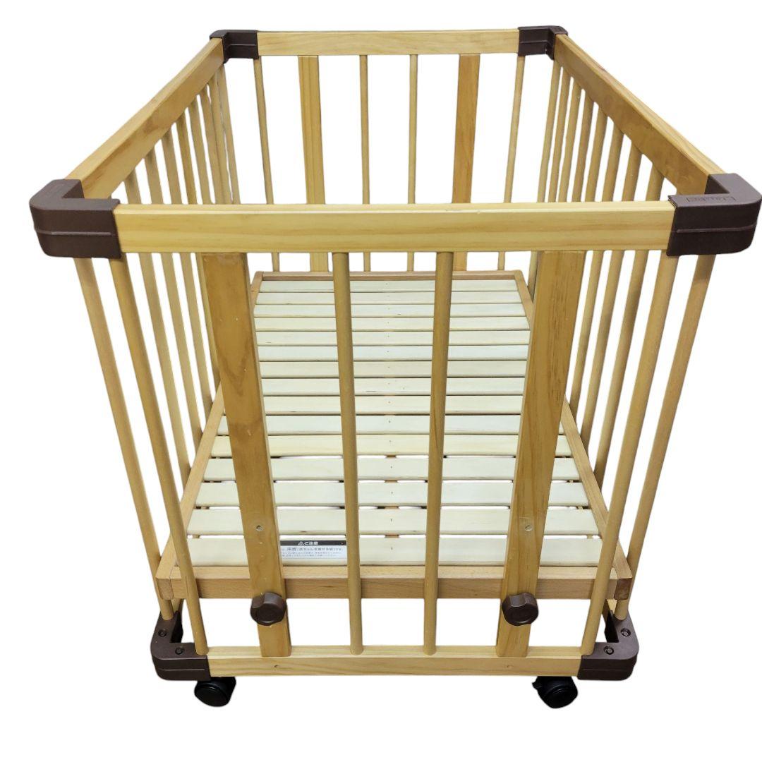 ❤美品✨ファルスカ✨ベビーベッド✨ミニジョイントベッド✨木製✨