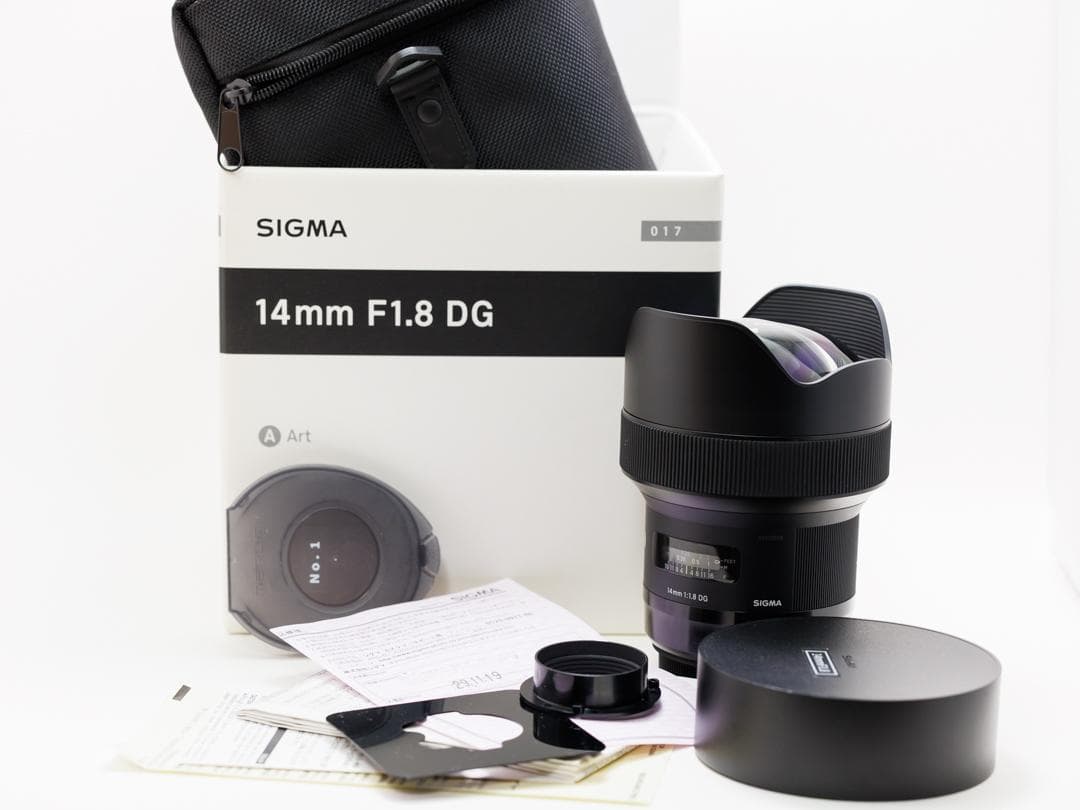 超美品！SIGMA 14mm F1.8 DG HSM（EF）+LEE No.1