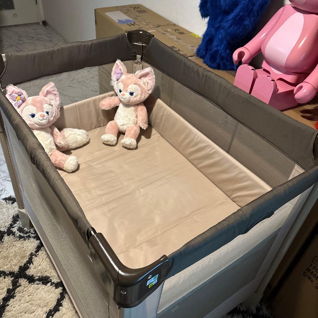 美品 アップリカ COCONEL ココネルエアー ベビーベッド 66041