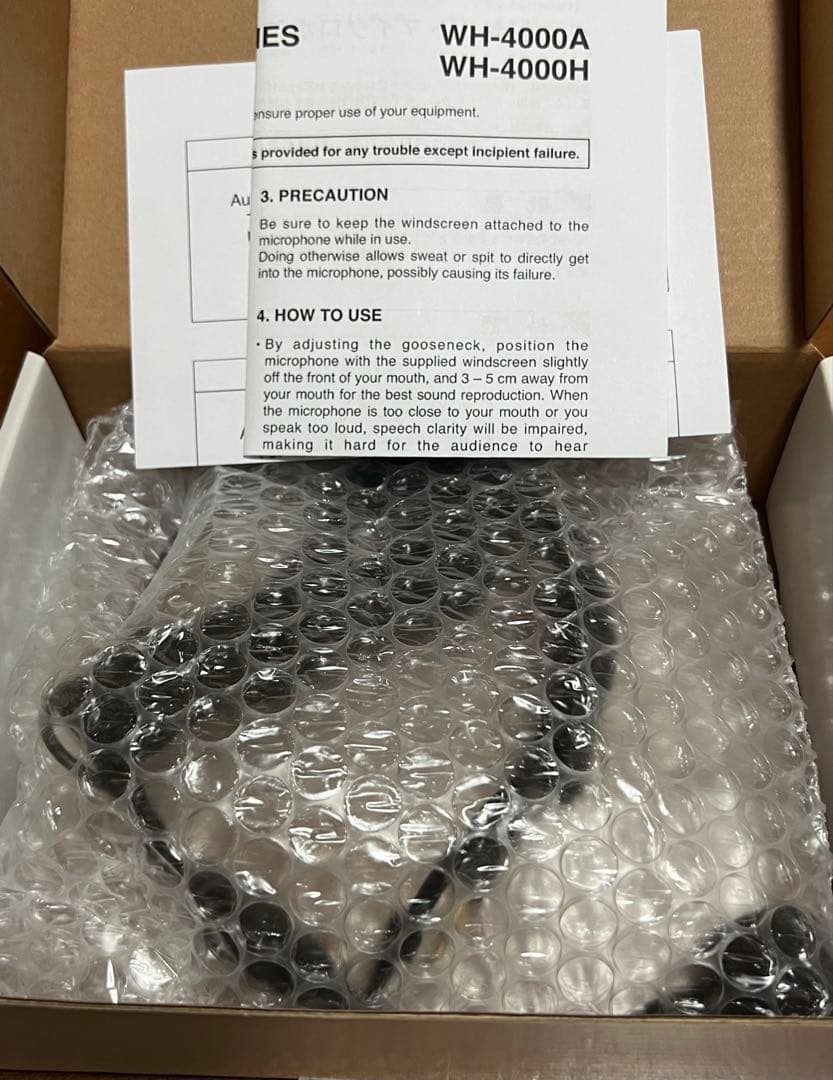 TOA WM1320/WH4000A ワイヤレスピンマイク&ヘッドセット