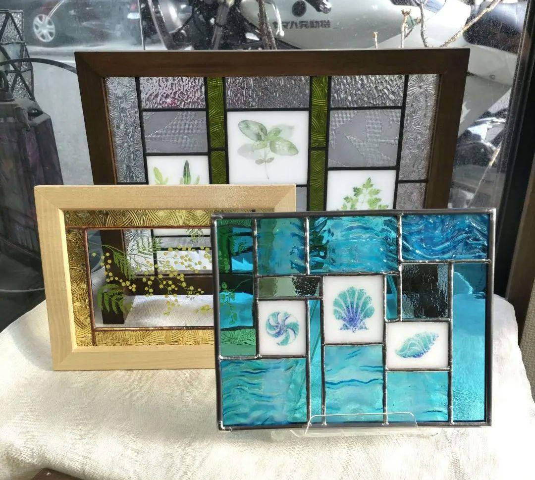 まみやんさま専用 ステンドグラスパネル 3種