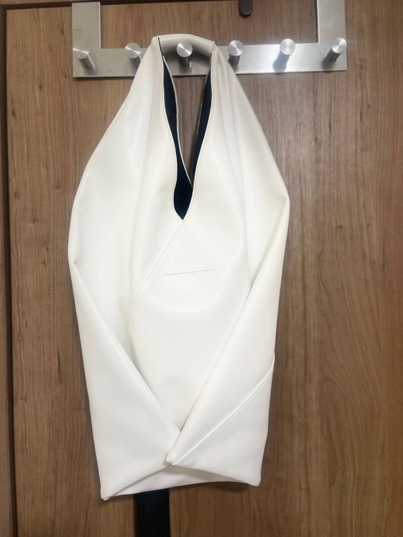 MM6 トートバッグ ホワイト合成皮革