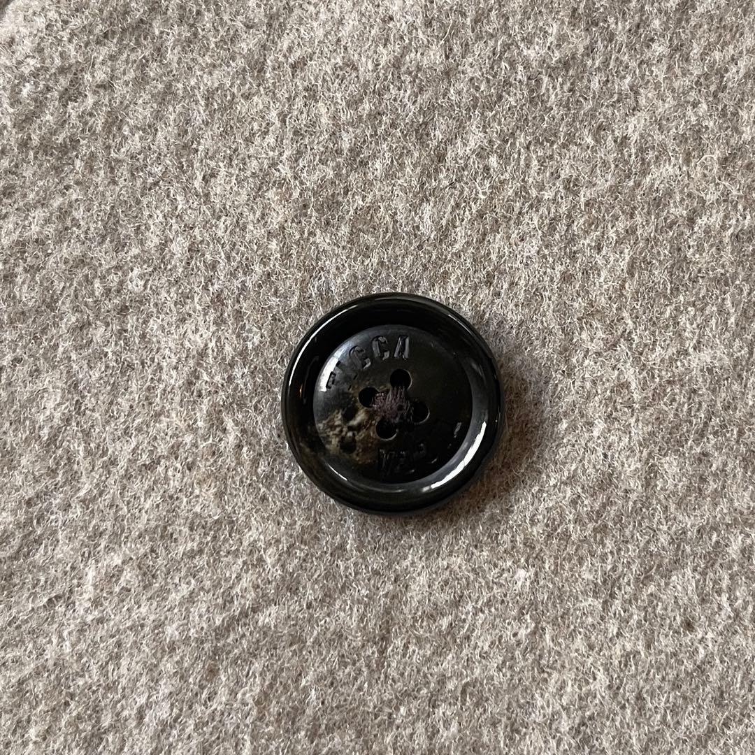 22AW ticca ティッカ ショートピーコート オーバーサイズ ベージュ F