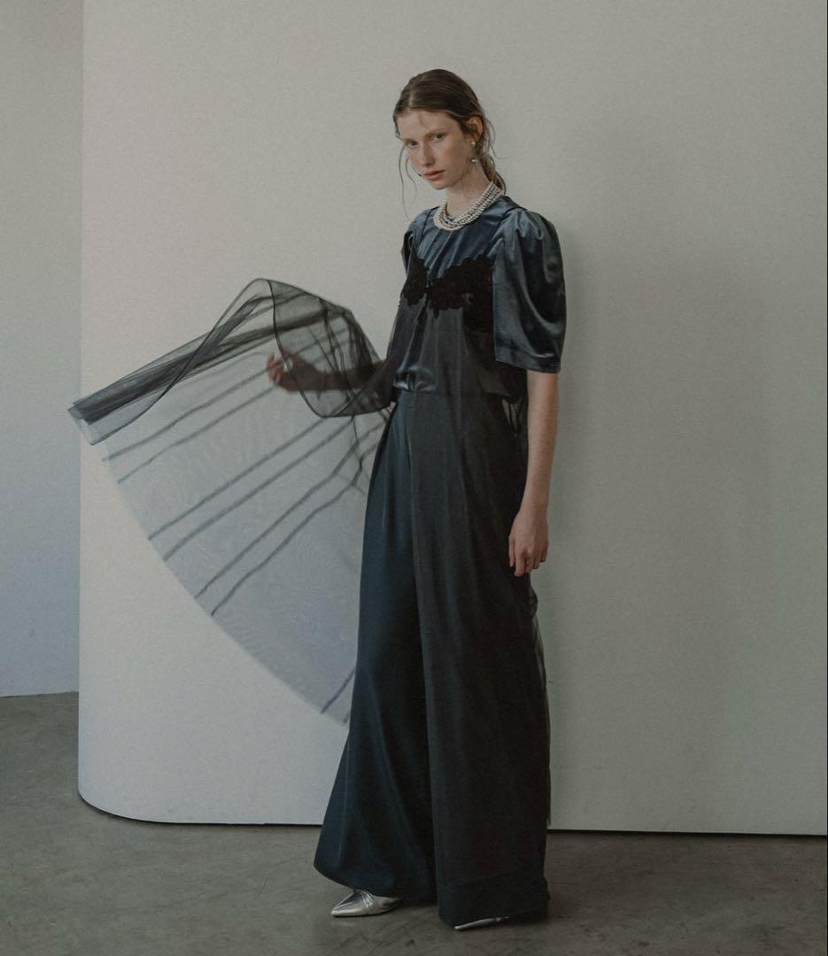 【みみちゃん】et.UNiVER Layered velor dress