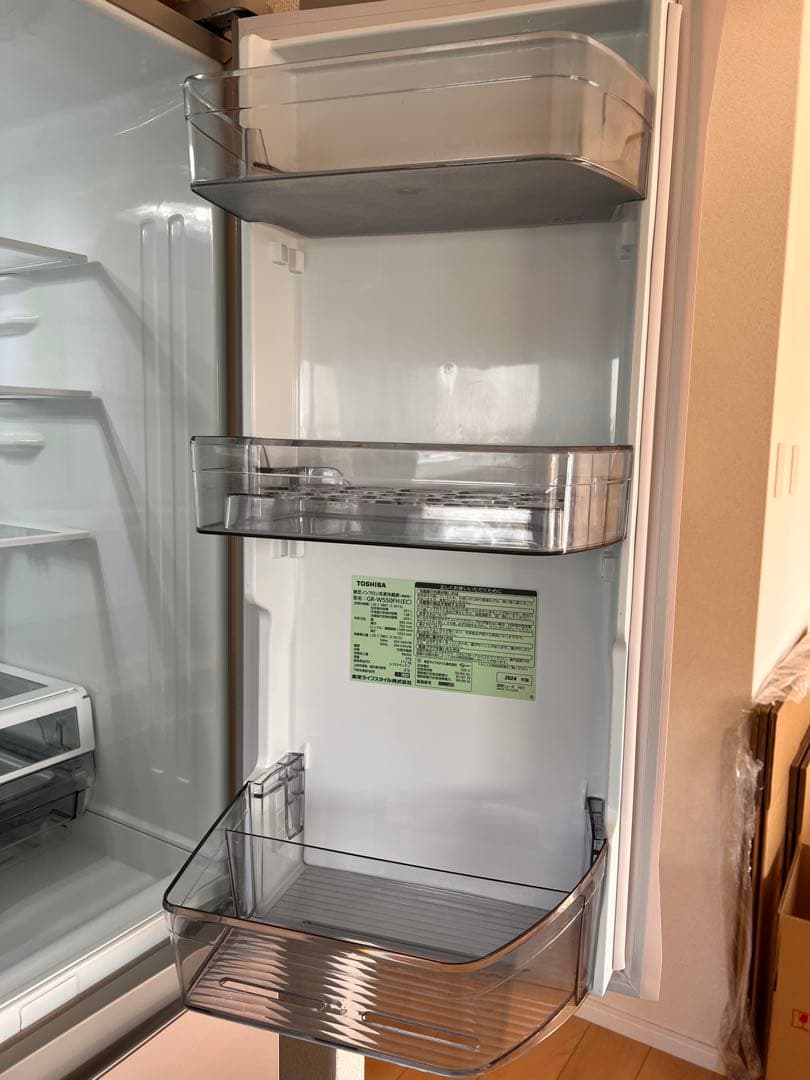 【在庫一掃セール】TOSHIBA 冷蔵庫 GR-W550FH 2024年製