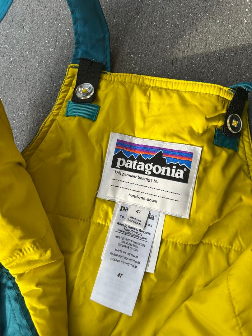 【Patagonia パタゴニア】スキーウェア キッズ 上下セット（4T）