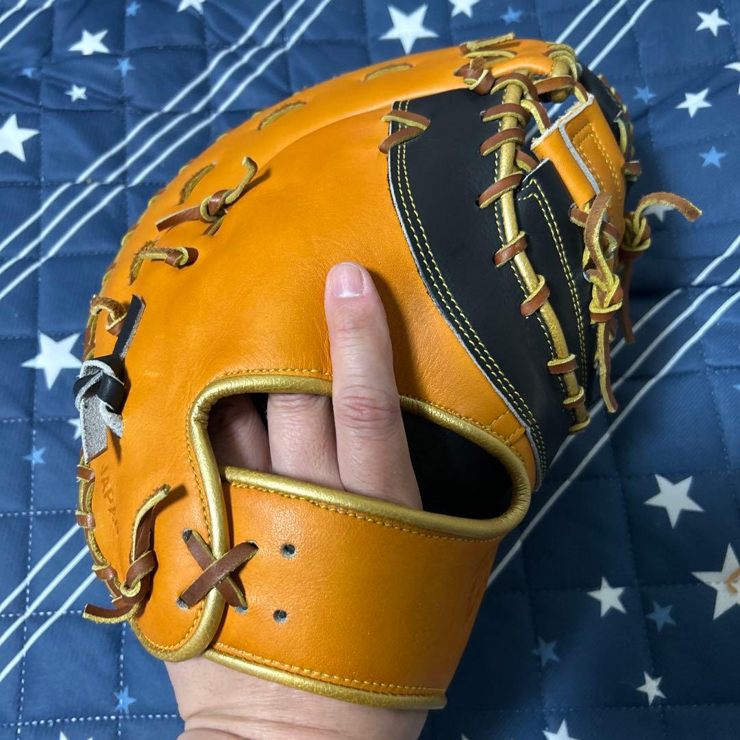 Zeems ファーストミット オレンジ/黒