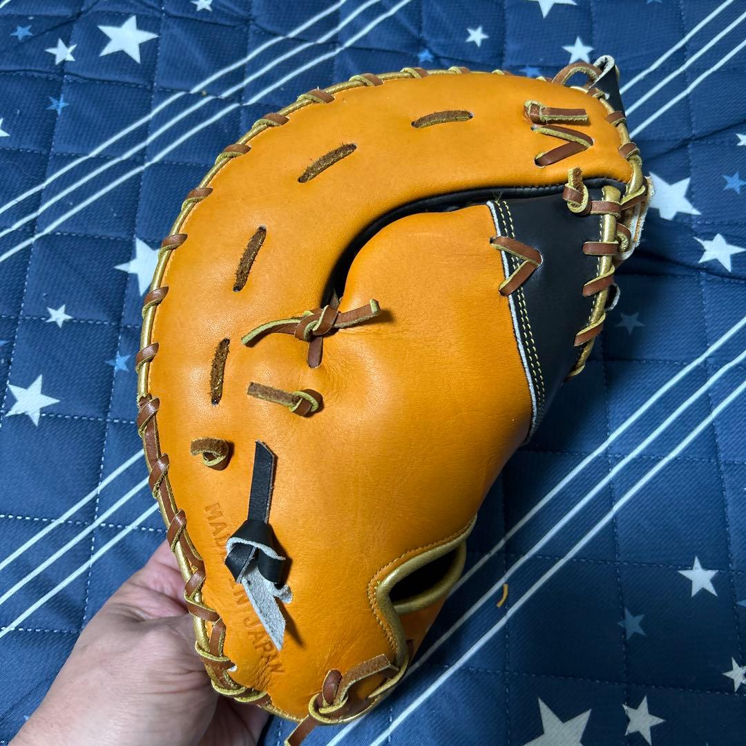 Zeems ファーストミット オレンジ/黒