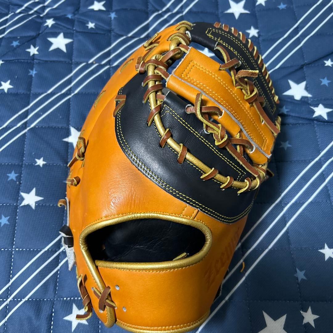 Zeems ファーストミット オレンジ/黒