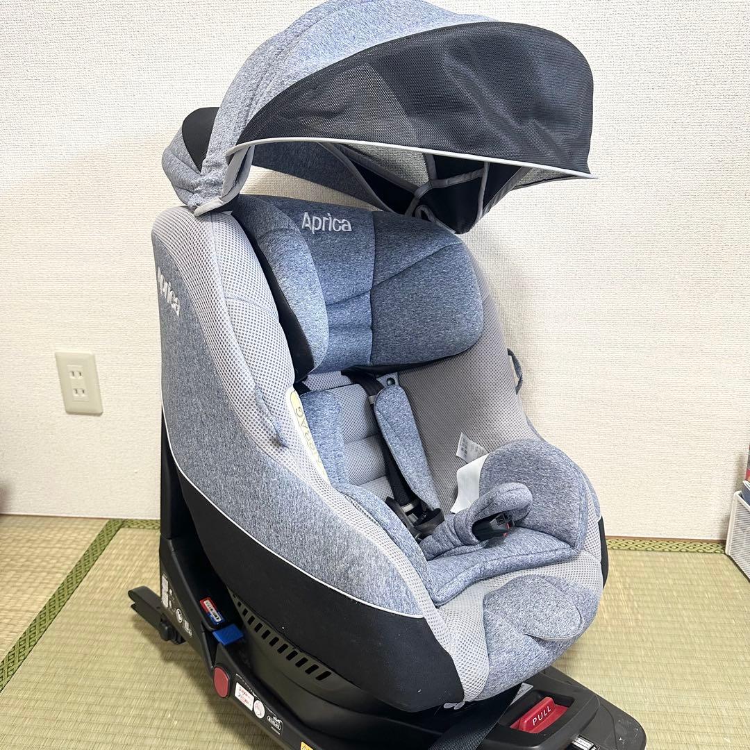 Aprica クルリラ AC ネイビー ISOFIX シートベルト アップリカ