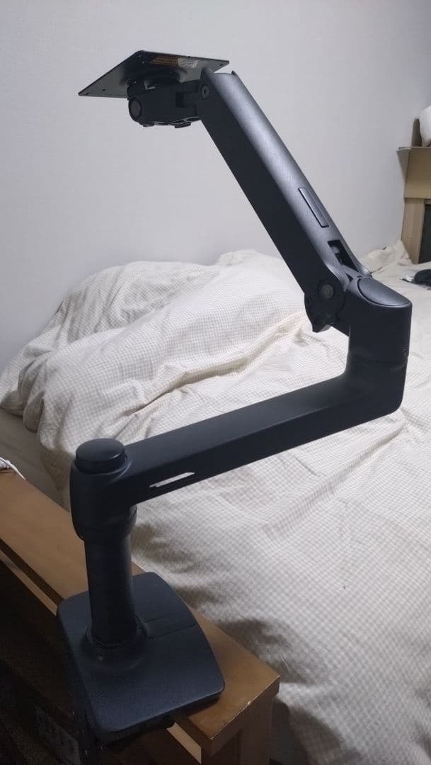 エルゴトロン　モニターアームデスクマウント　マットブラック