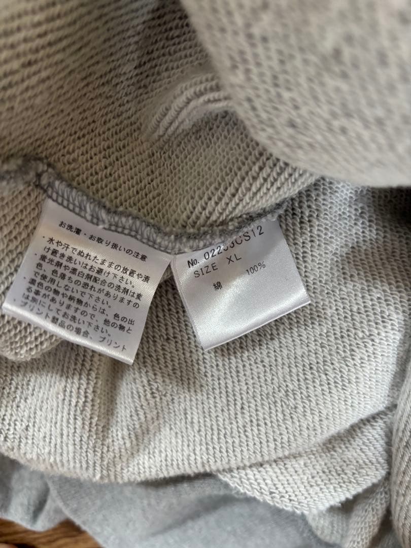 早い者勝ち‼️HYSTERIC GLAMOUR グレー スウェット XL