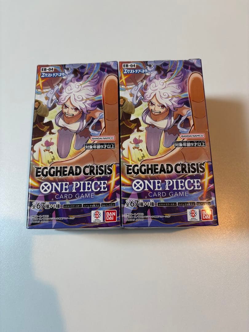 エッグヘッドクライシス　テープ付き2BOX ワンピースカード