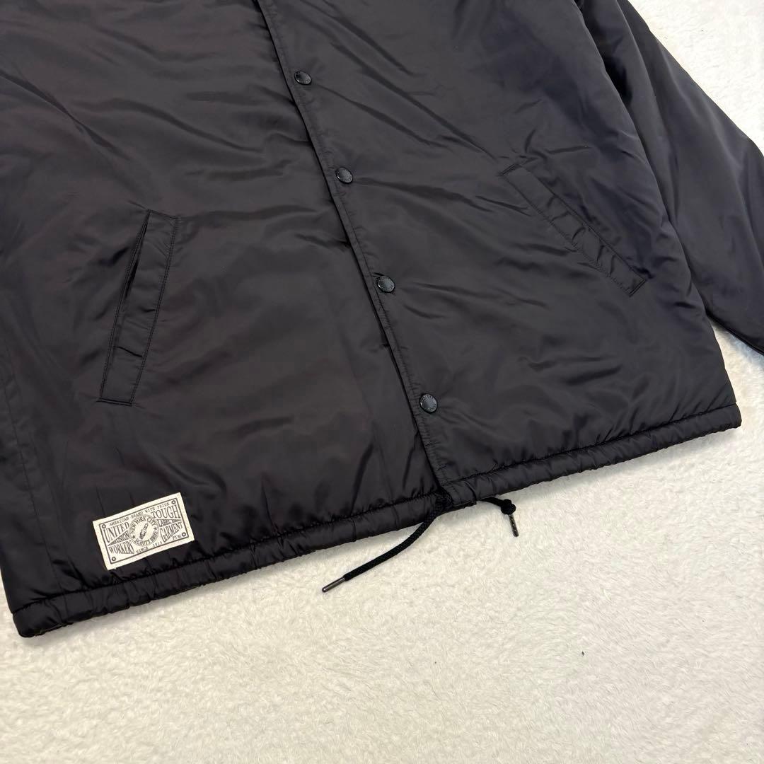 美品 SCHOTT ショット コーチジャケット 裏ボア L ブラック