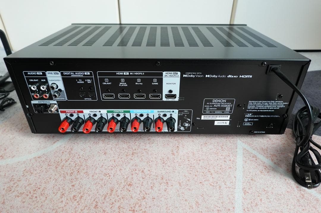 Denon AVR-X580BT ブラック