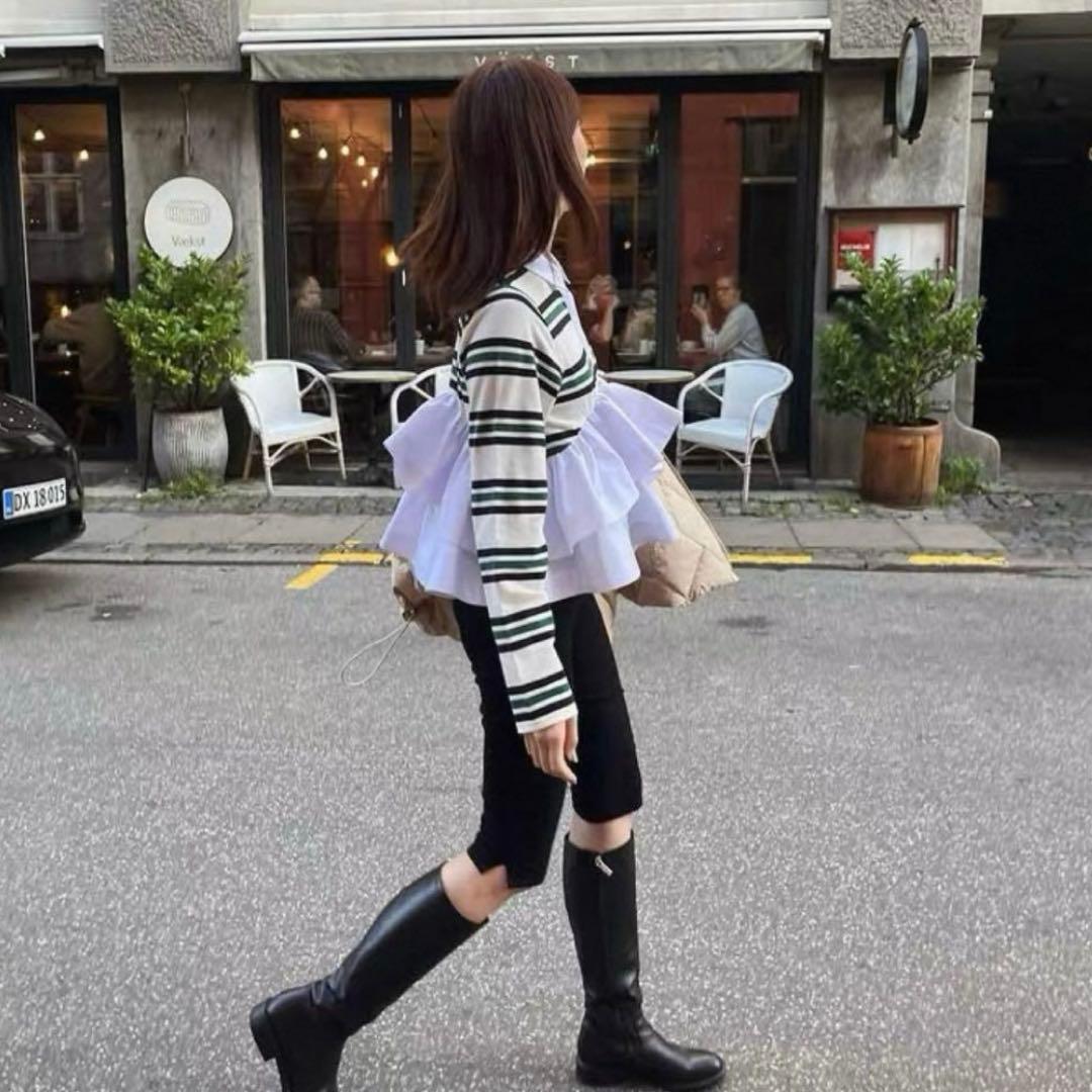 yu*/様　Bibiy. LOLA PEPURAMU POLO WHITE