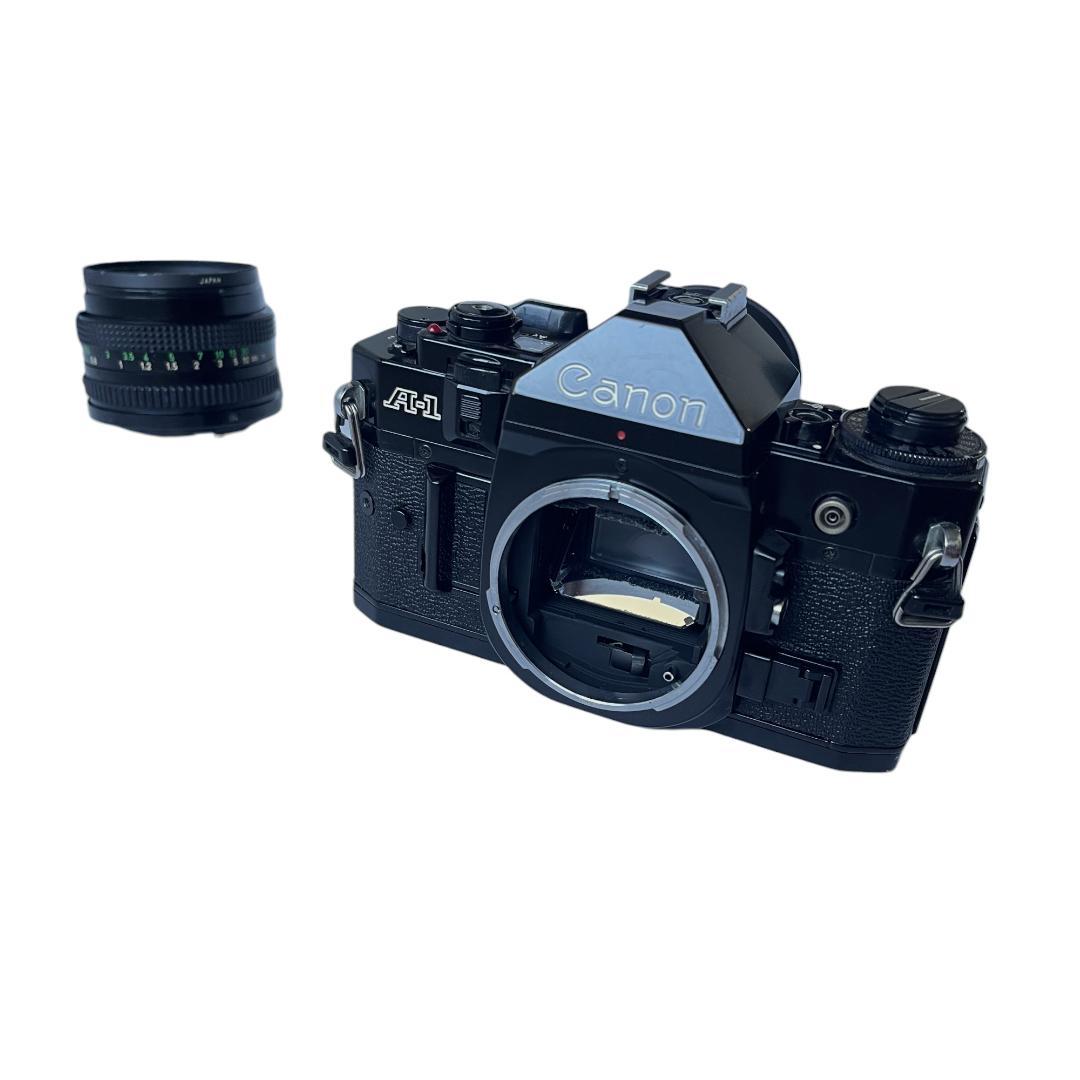 キャノン Canon A-1 FD 50mm + FD 100-200mmレンズ