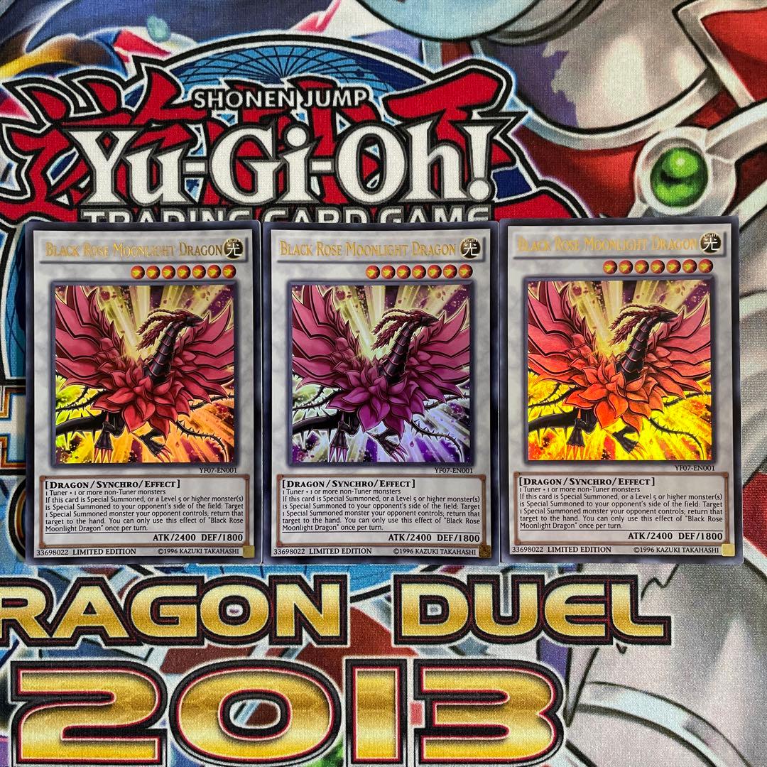 英語版　月華竜ブラックローズ　ウルトラ　YF07   3枚セット