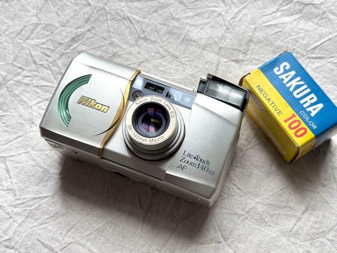 ⌘完動品！ 作例、電池付！ Nikon LiteTouch ZOOM 140⌘